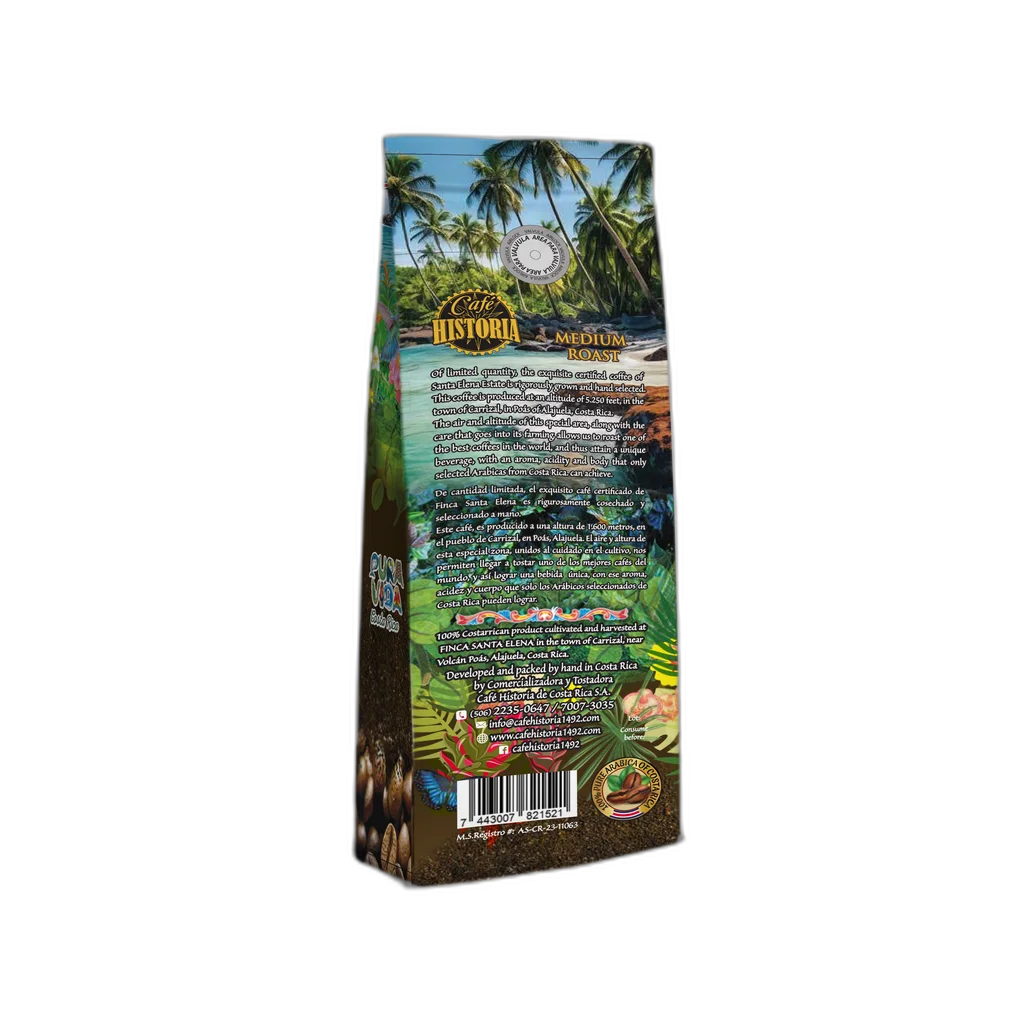 Café Orgánico Molido - dorso