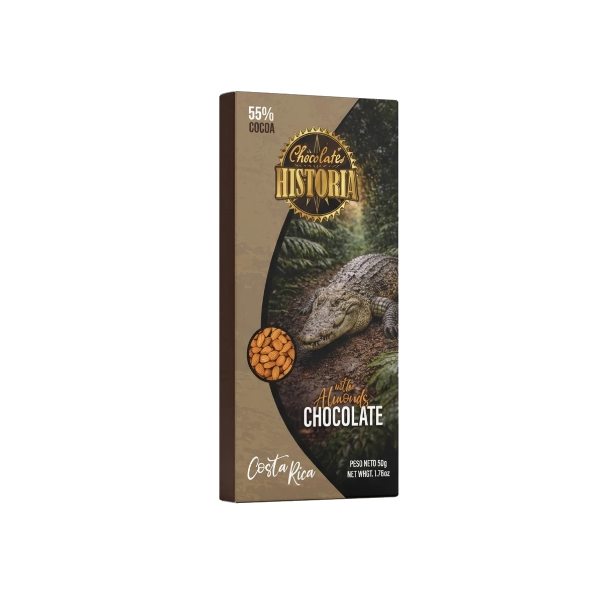 Chocolate Oscuro 55% - Almendras