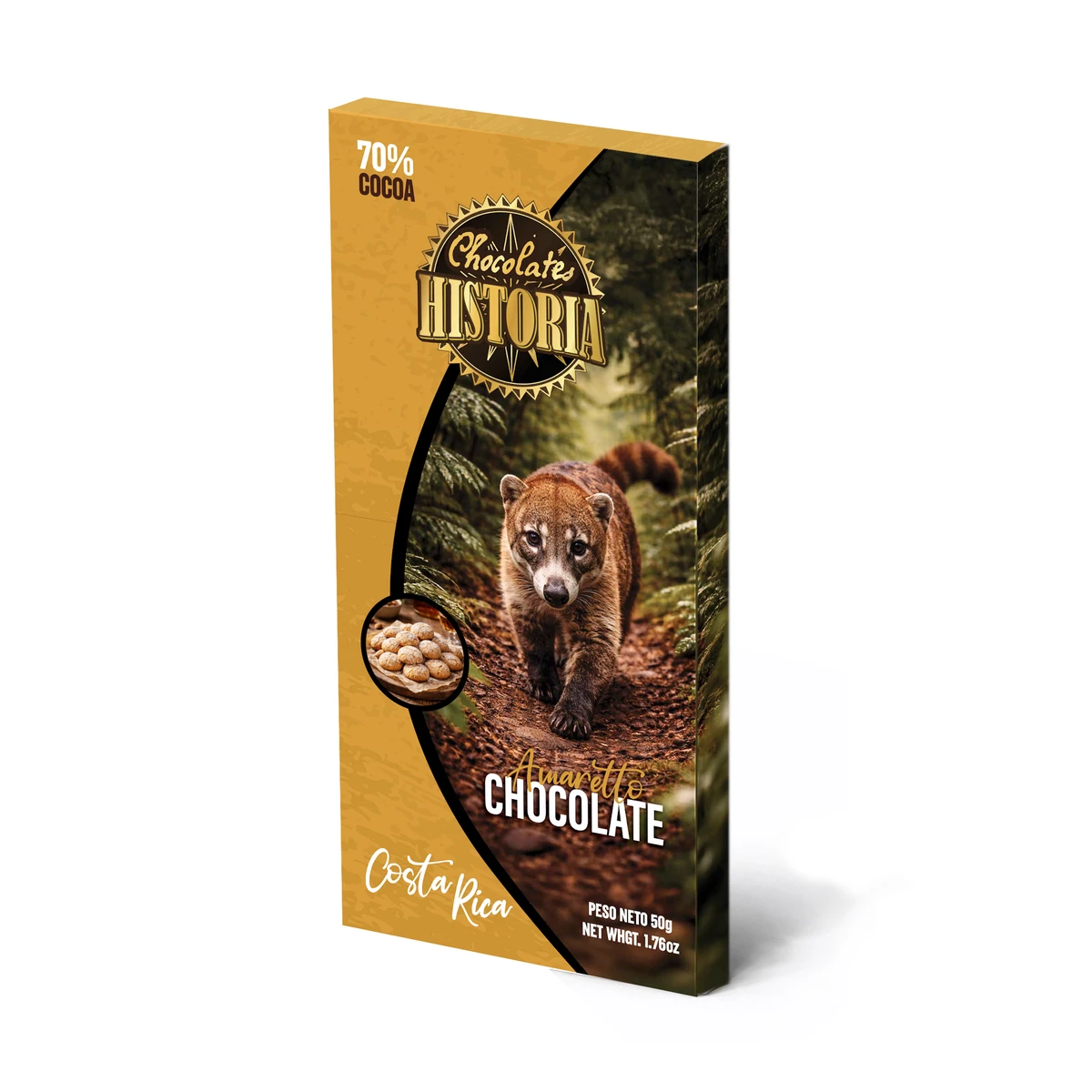 Dark Chocolate 70% - Amaretto