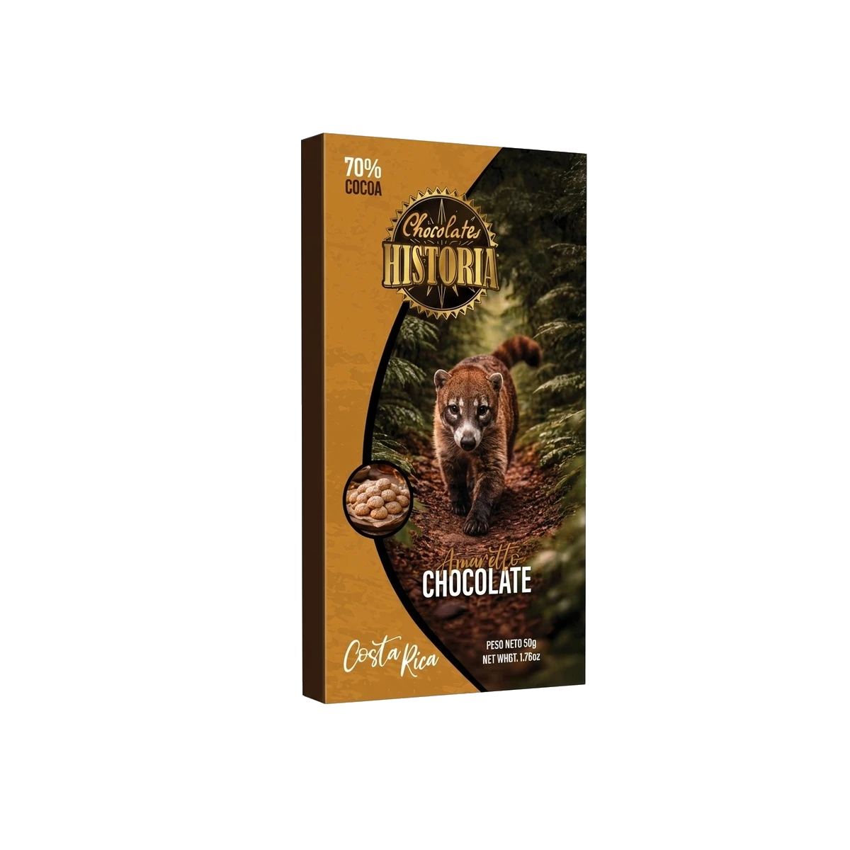 Chocolate Oscuro 70% - Amaretto