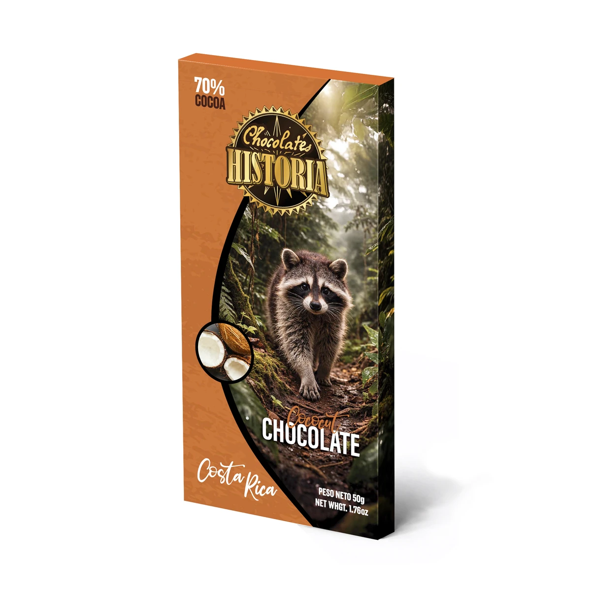 Dark Chocolate 70% - Coconut
